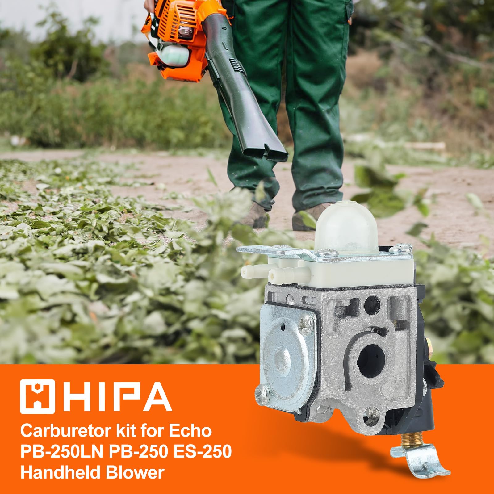 Air filter pair included for Echo PB-250LN for cleaner air and longer life.