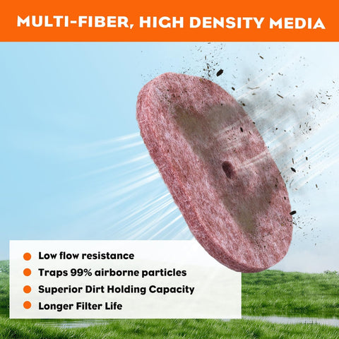 Hipa air filter for STHIL FS40C improves air intake clarity and engine performance.