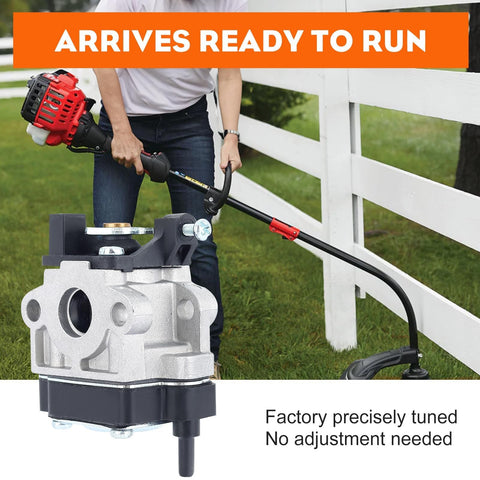 Hipa air filter included in kit protects air-fuel mix and engine