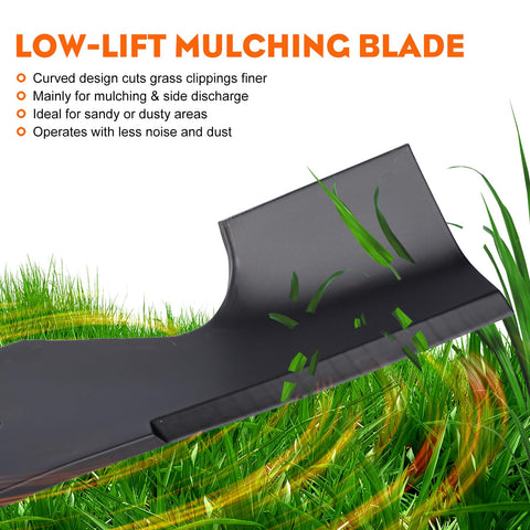 Hipa alloy steel blade with rust-resistant edge coating.