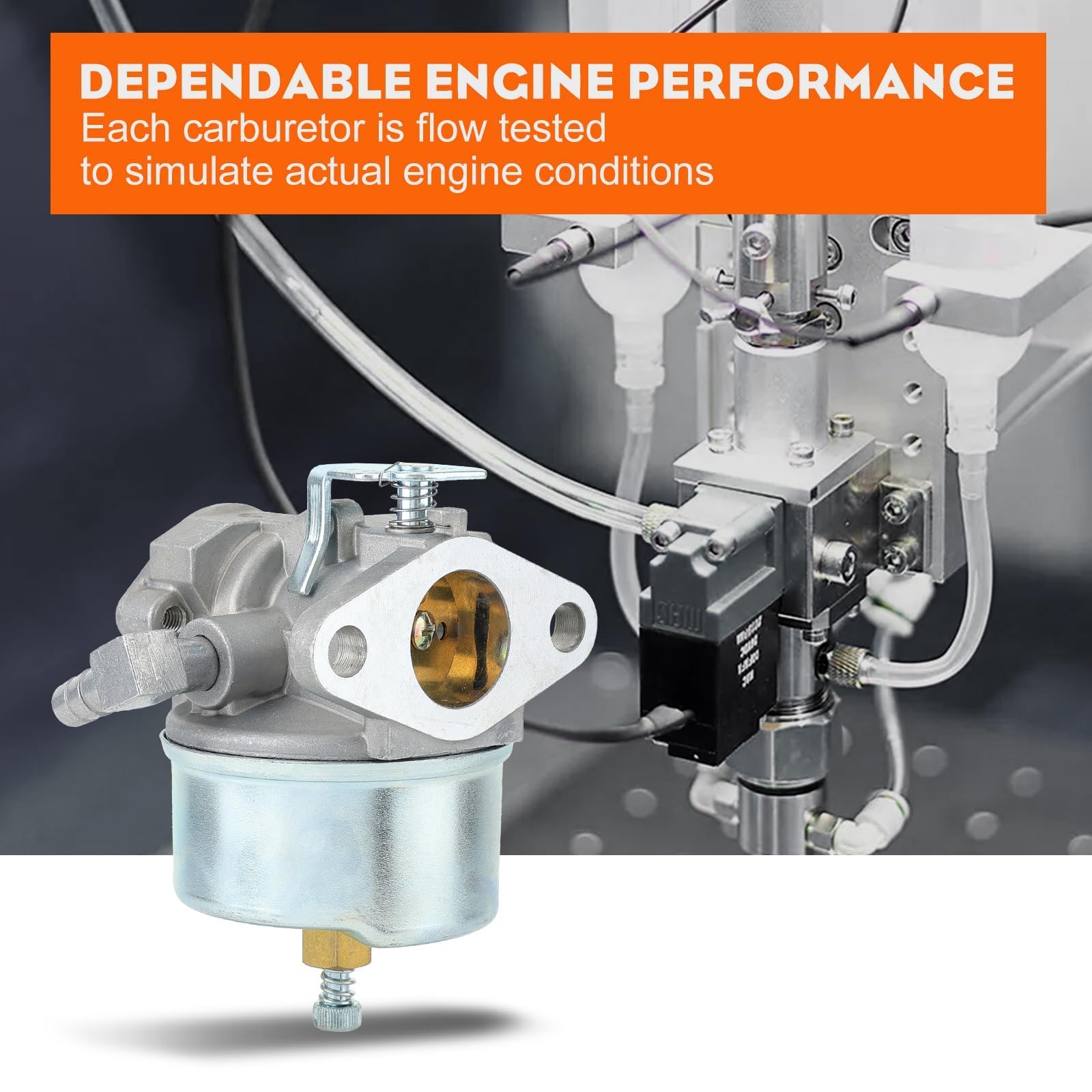 Hipa assembly diagram; guides straightforward installation for Tecumseh carbs.
