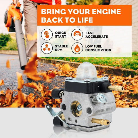 HIPA BG55 carburetor built with brass and anodized body for durability.