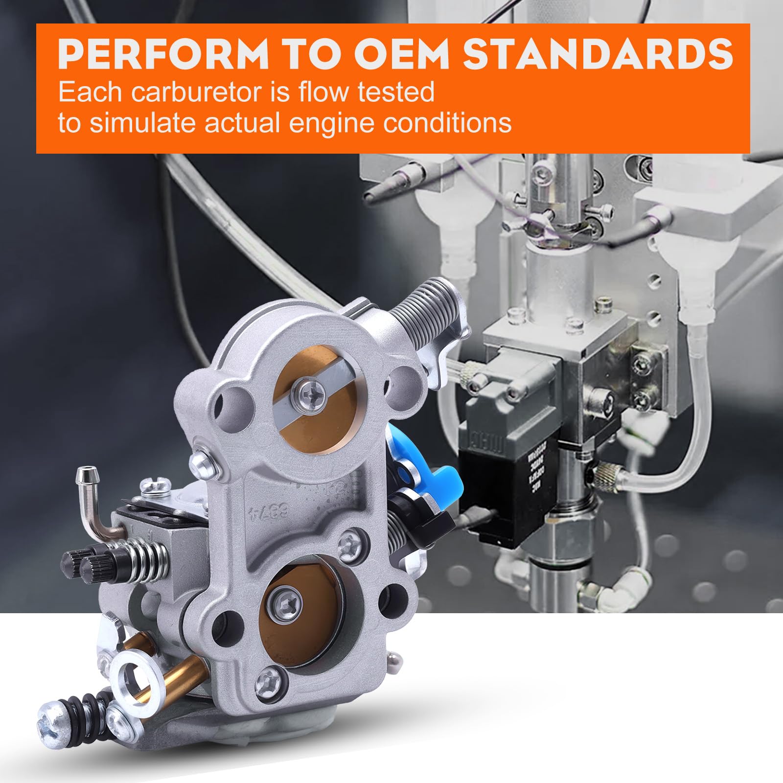 Hipa black fuel line included for durable fuel delivery.