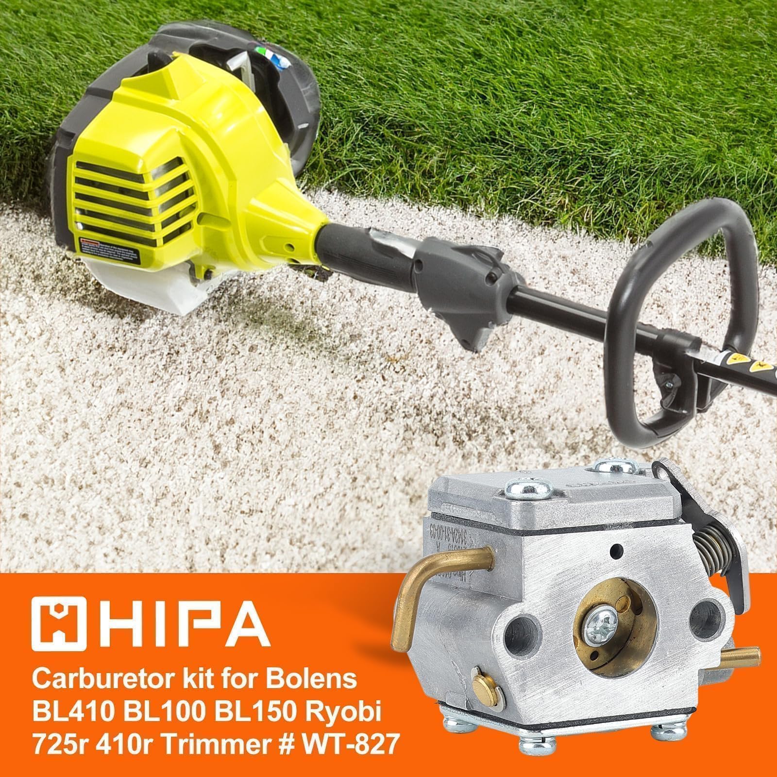Hipa Bolens BL150/BL100 carburetor install visual for easier fitting