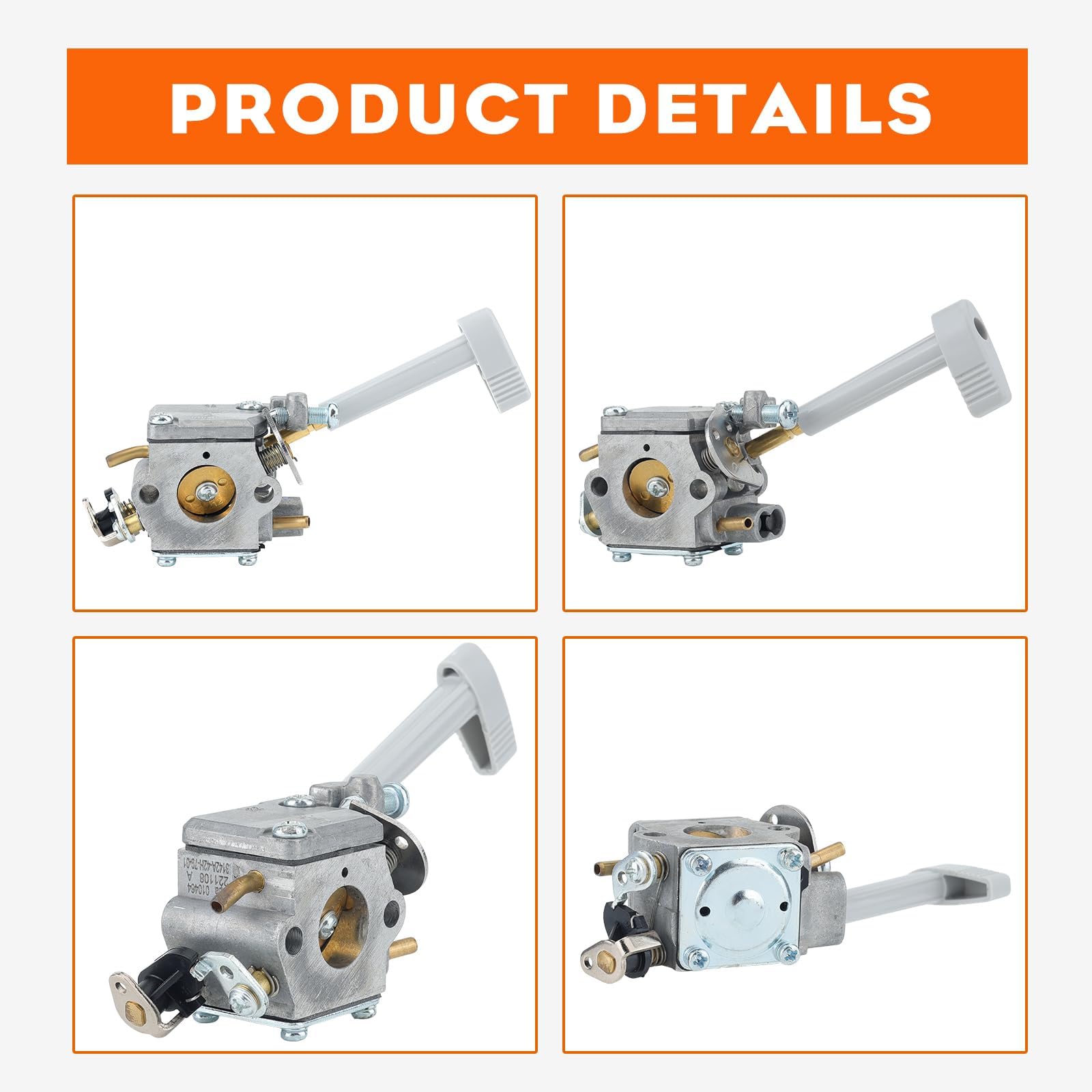 Hipa BP42 carburetor with spark plug and gaskets included