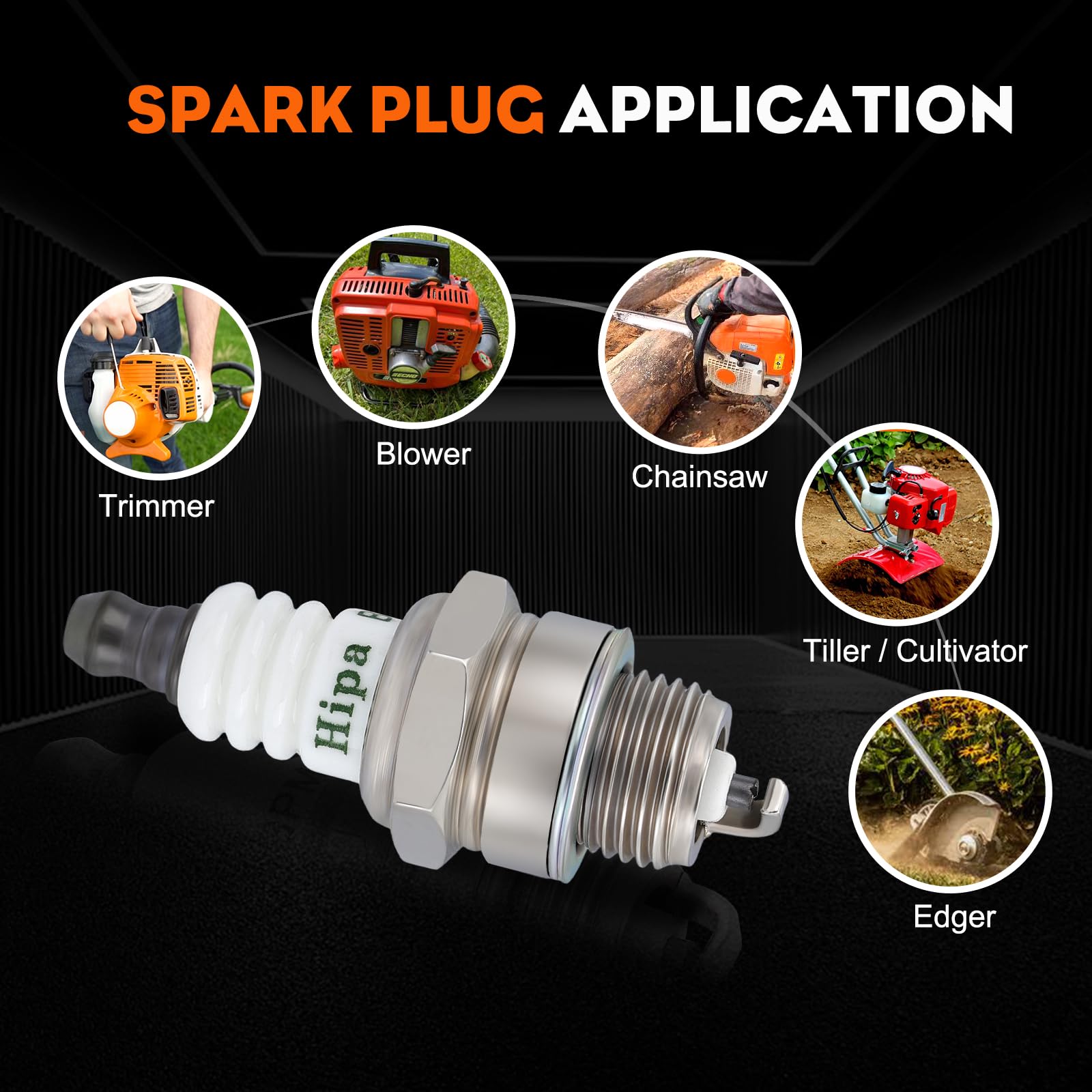Hipa BPMR7A copper-tip close-up suggests reliable spark performance
