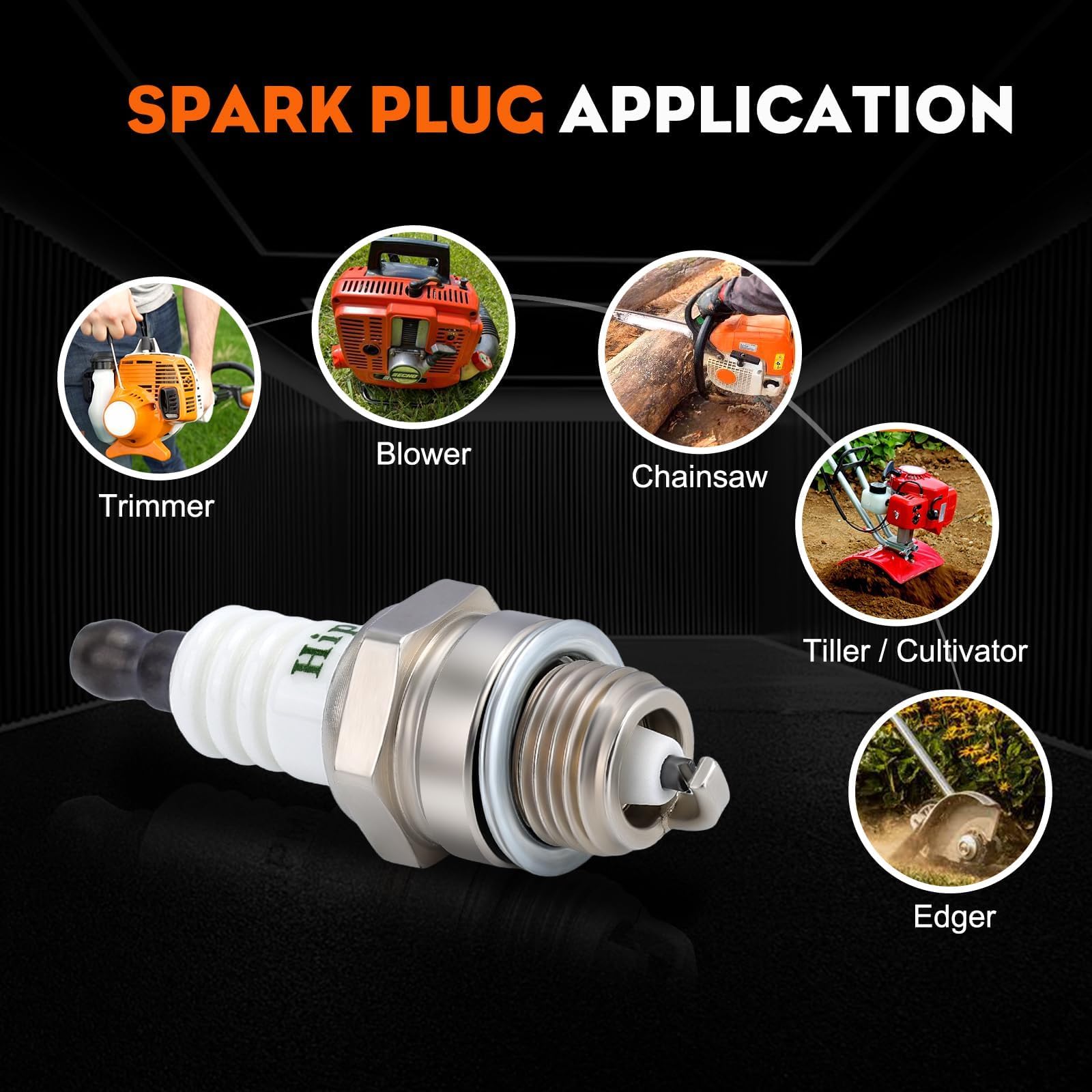 Hipa BPMR8Y spark plug heat range 8 for balanced engine performance.