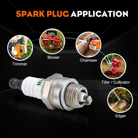 Hipa BPMR8Y spark plug heat range 8 for balanced engine performance.