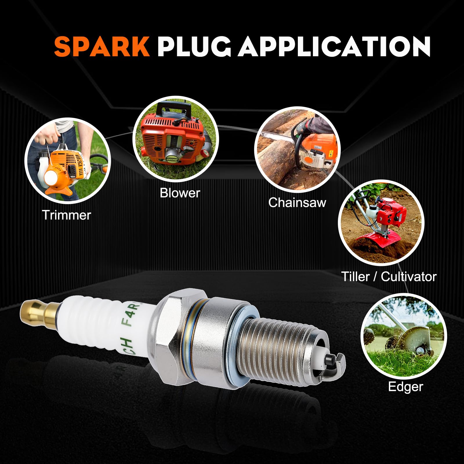 Hipa BPR4ES spark plug for Predator 212 generator improves ignition