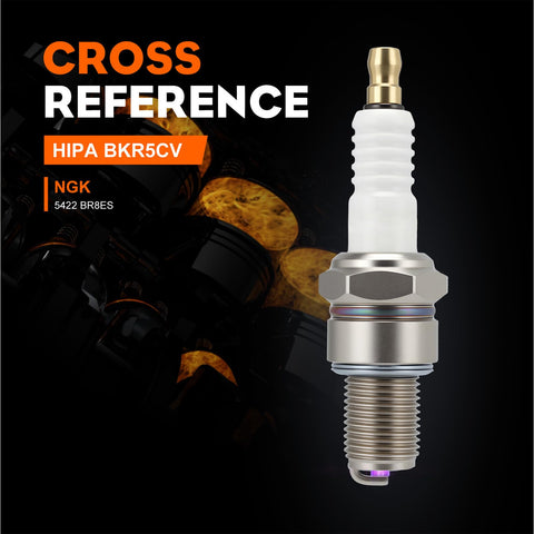 Hipa BR8ES copper-core design improves heat transfer for steady starts.