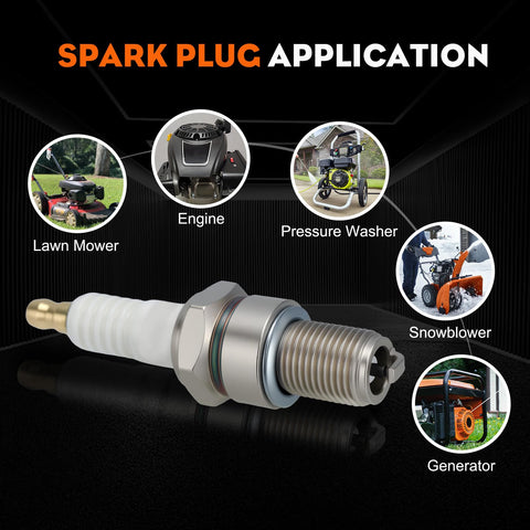 Hipa BR8ES easy installation for 2-stroke engines and quick maintenance.