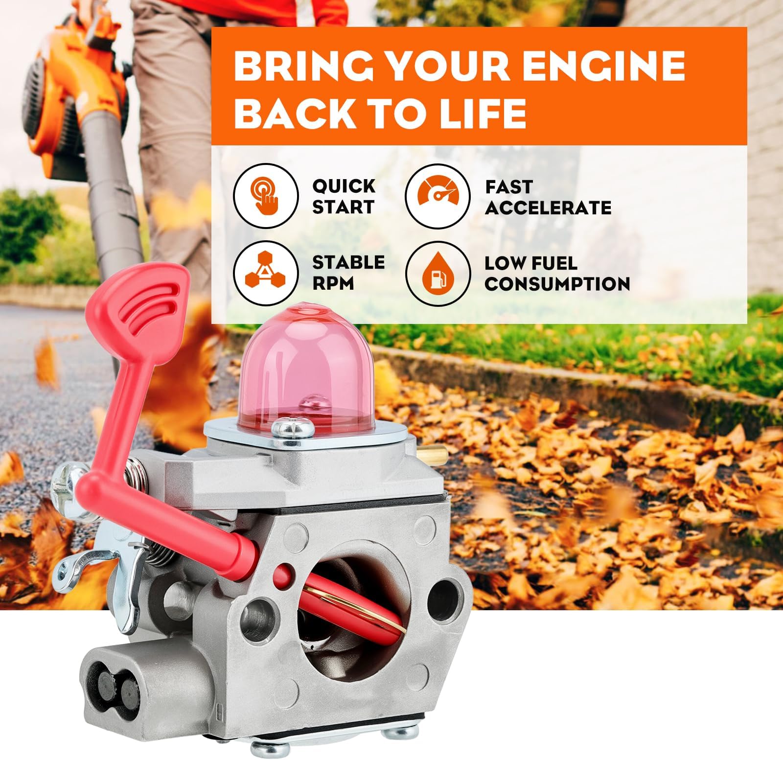 Hipa BVM200VS fuel line set supports steady fuel delivery