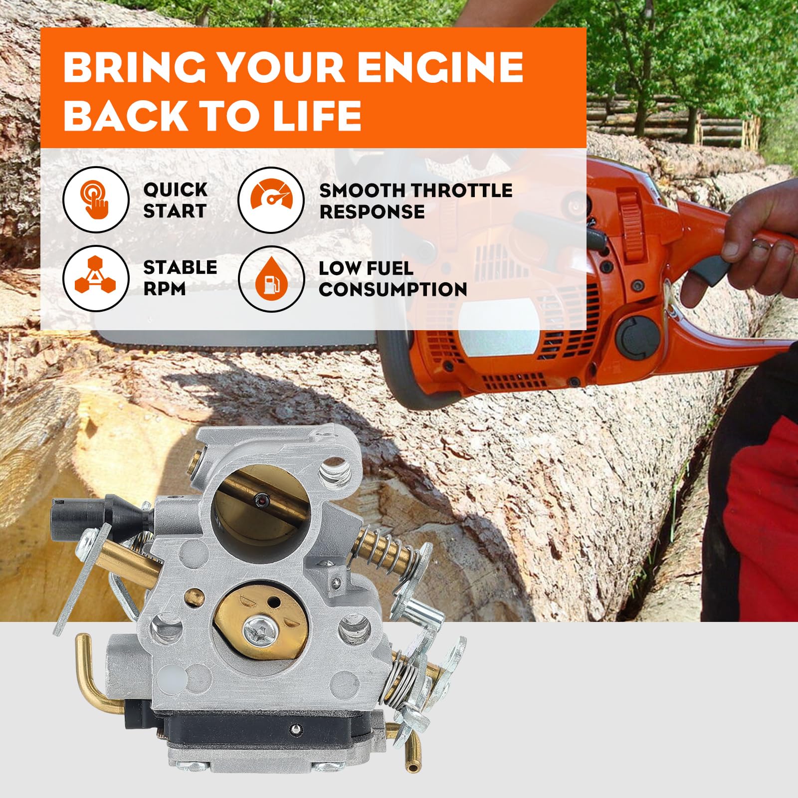 Hipa carburetor adjustment tool helps precise tuning.