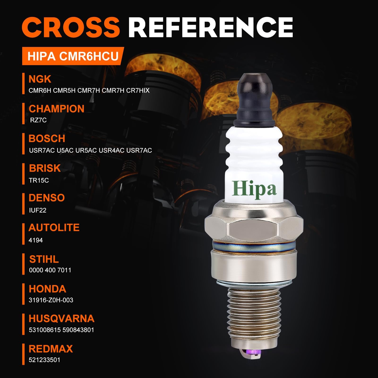 Hipa CMR6H copper-core construction improves heat transfer and longevity.