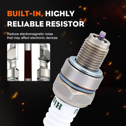 Hipa CMR6H copper core aids efficient heat removal and stable sparks.