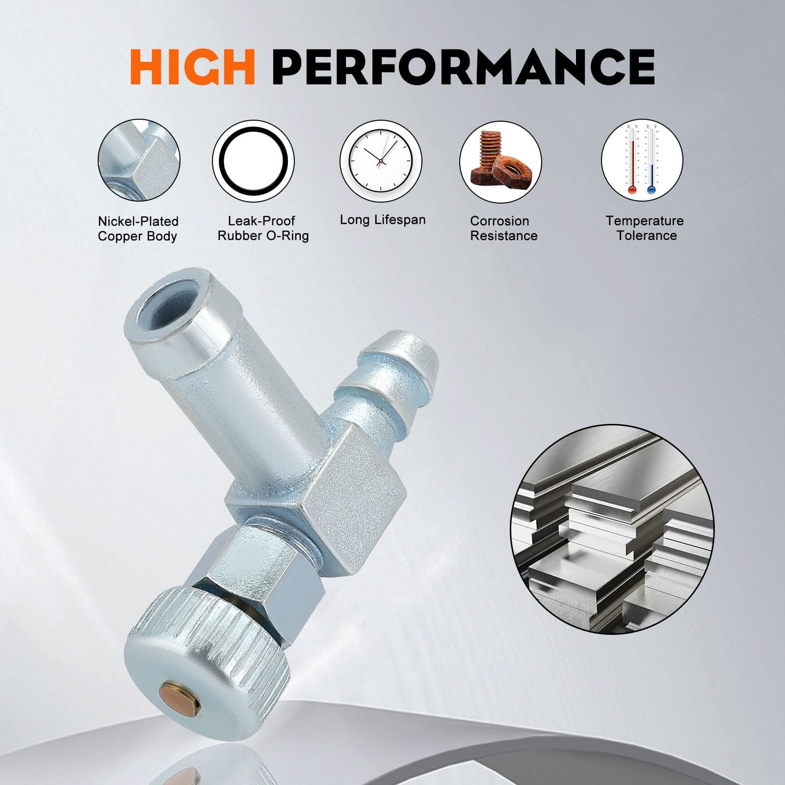 Hipa complete kit includes valve, bushing, line, and filter for quick replacement.
