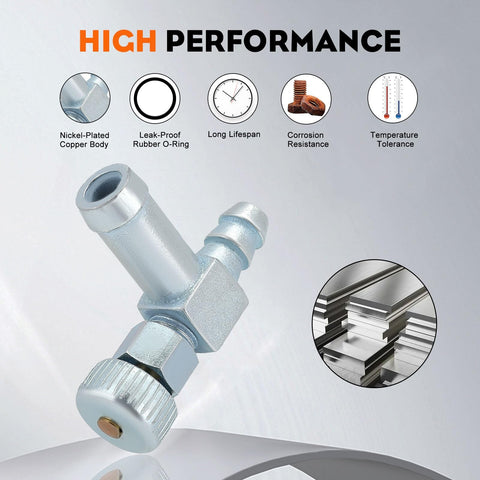 Hipa complete kit includes valve, bushing, line, and filter for quick replacement.