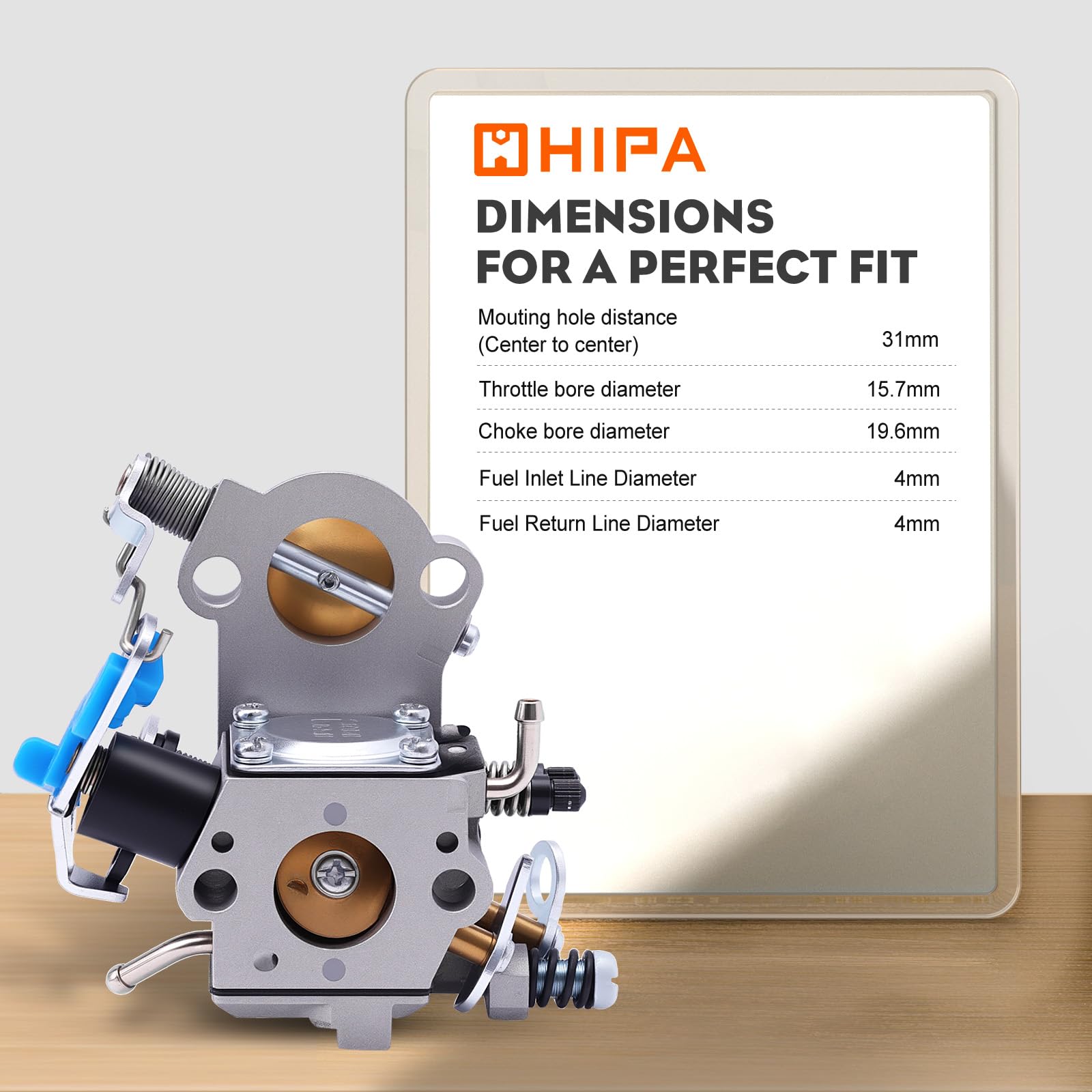 Hipa complete tune-up kit for Husqvarna and Jonsered chainsaws.