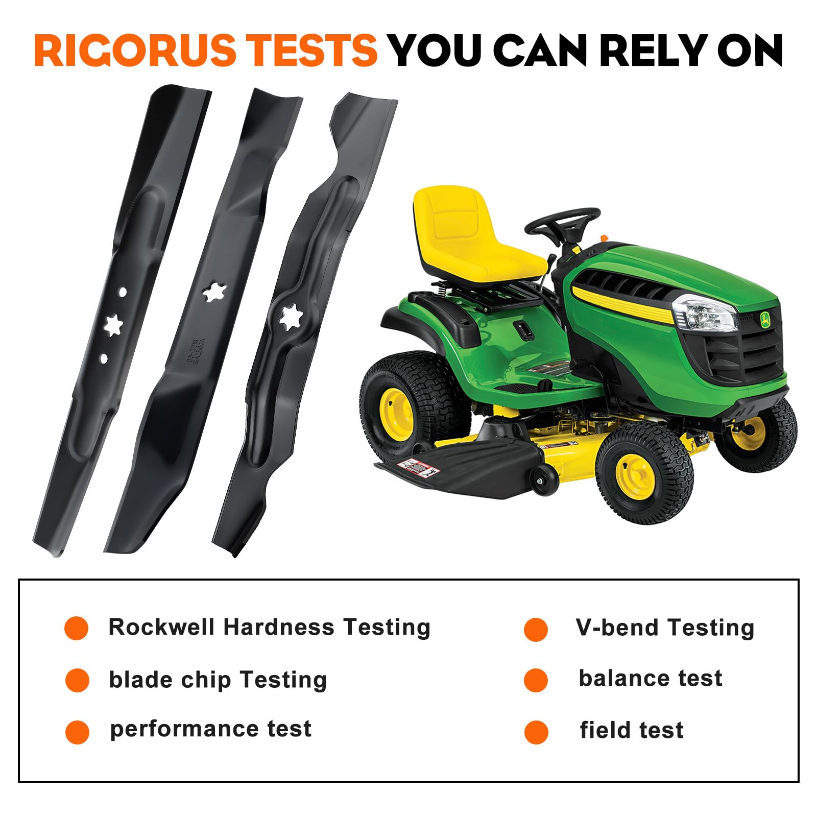 Hipa D140 blade ideal for tall or wet grass conditions
