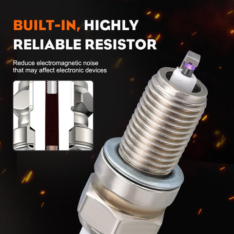 Hipa DCPR6E spark plug triple seals prevent leaks in engines