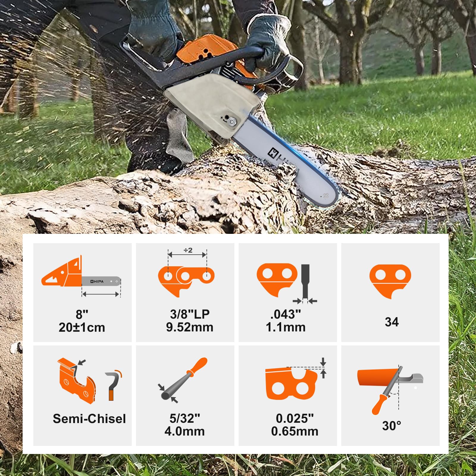 Hipa PS720 installed on DeWalt DCPS620 for smooth pruning.