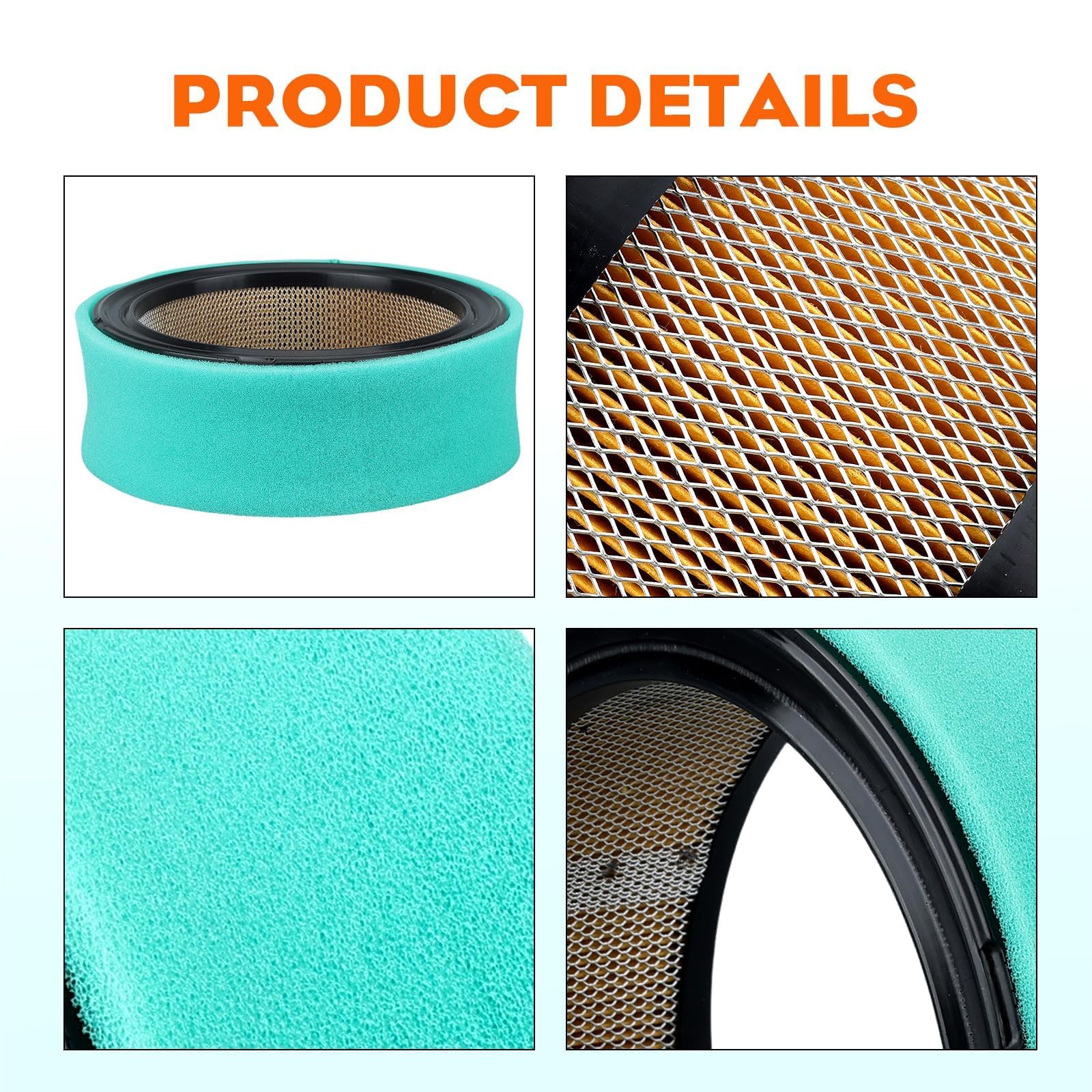 Hipa filter dimensions card confirms outer diameter and height for fit