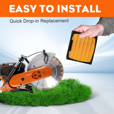 Hipa kit dimensions align with Husqvarna K770 filter compatibility.