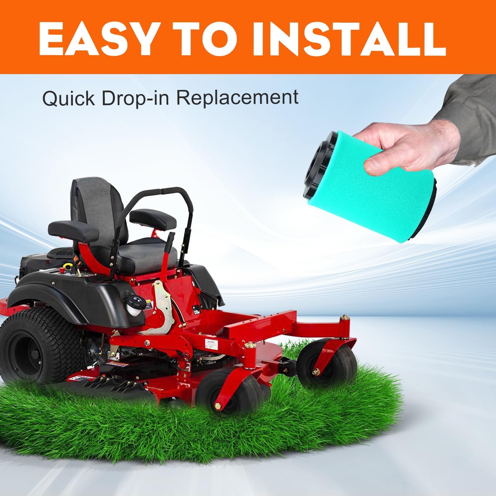 Easy tool-free installation for fast replacement