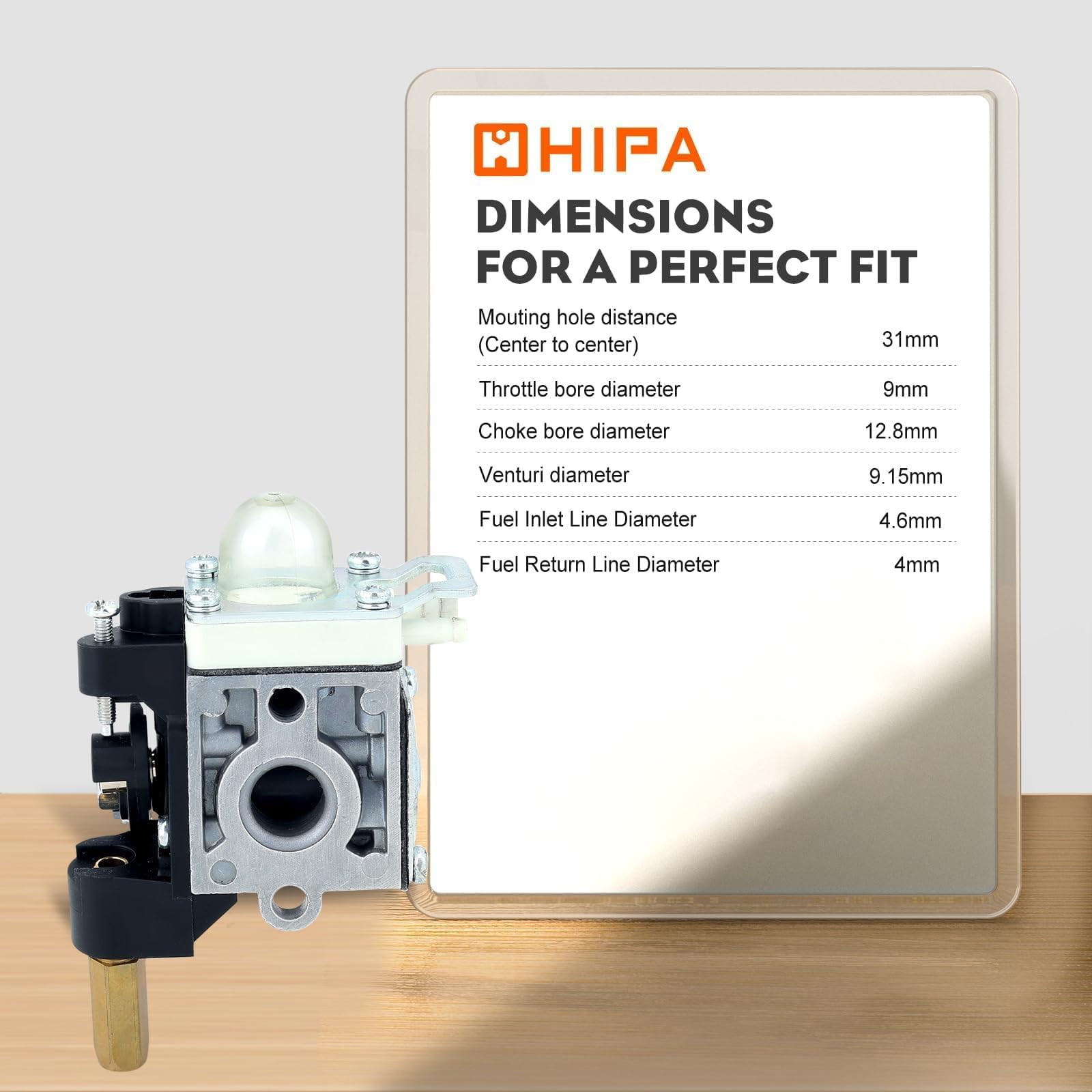 Factory-tuned Hipa SRM230 kit arrives ready to run.