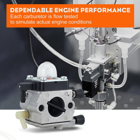 Hipa FS38 carburetor with spark plug and mounting hardware.