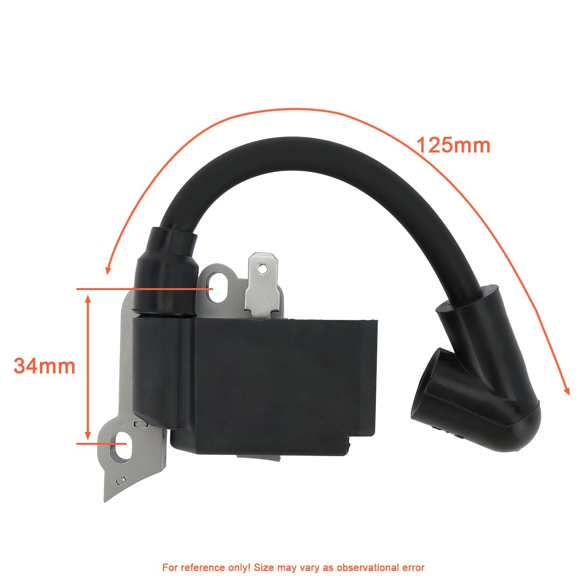 Hipa FS55 ignition coil mounted on a trimmer for smooth starts