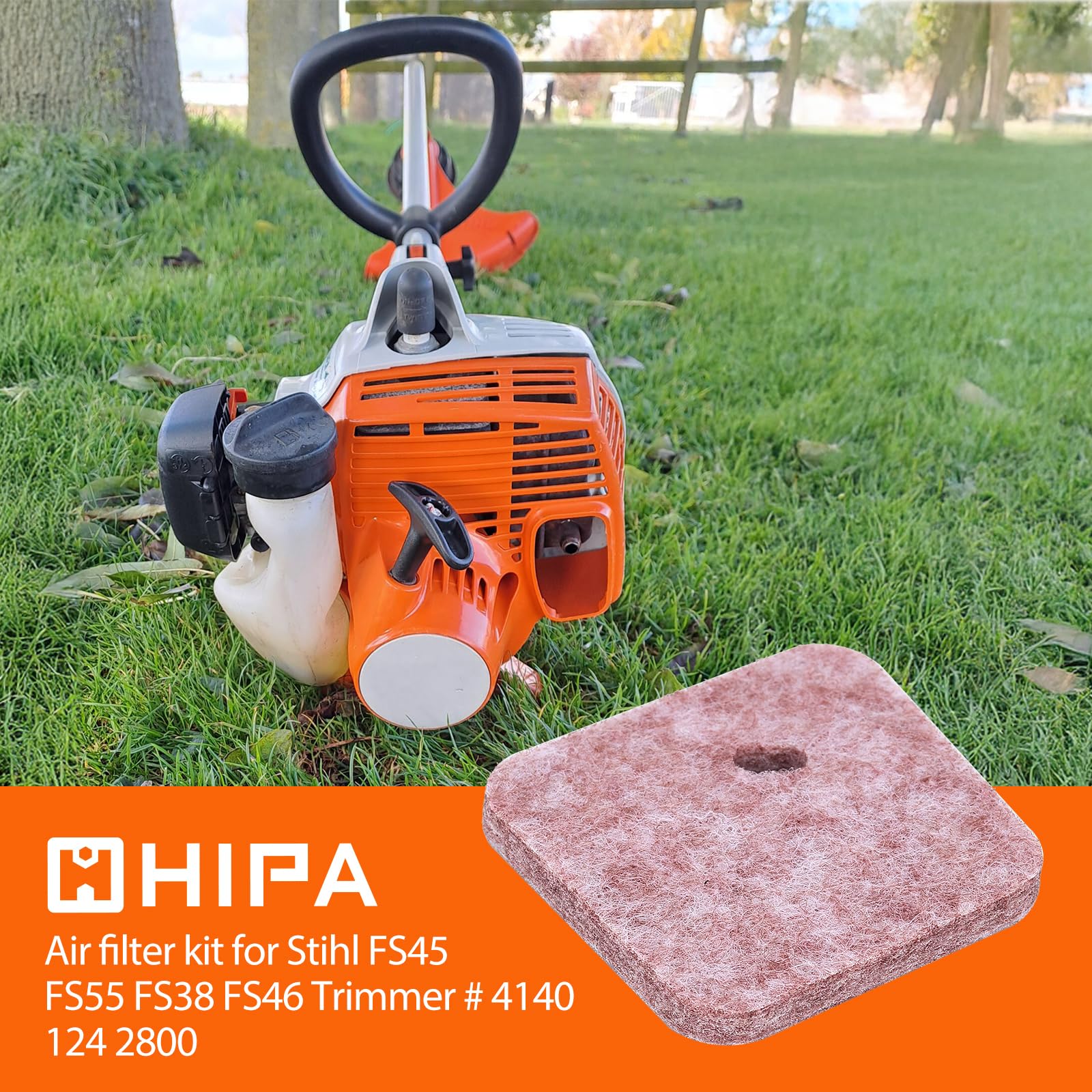 Hipa FS55R fuel line shown for reliable fuel delivery.