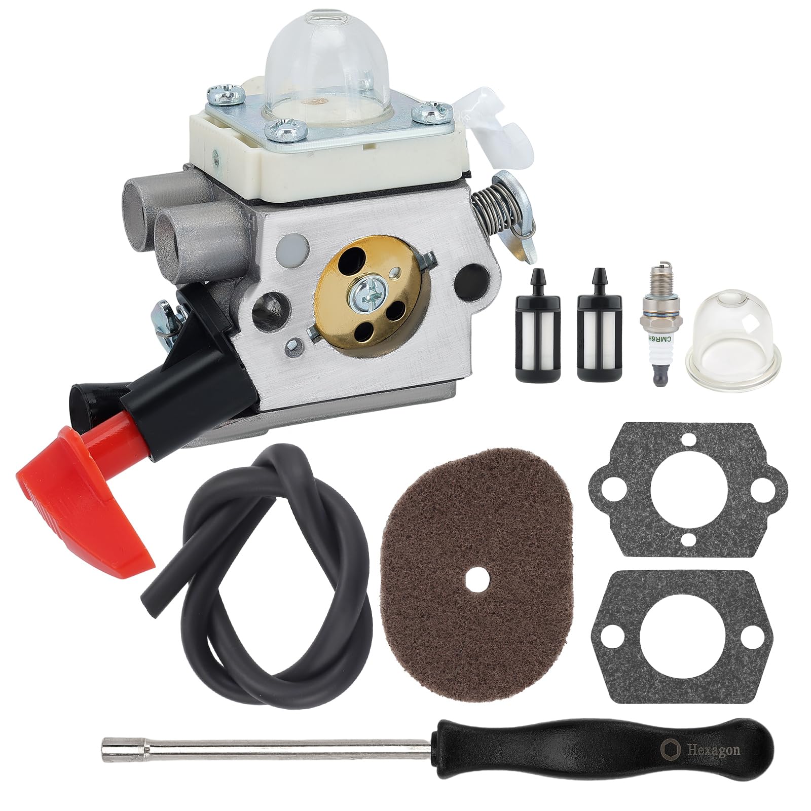 Hipa fs56rc carburetor assembly ready for quick replacement on compatible Stihl models