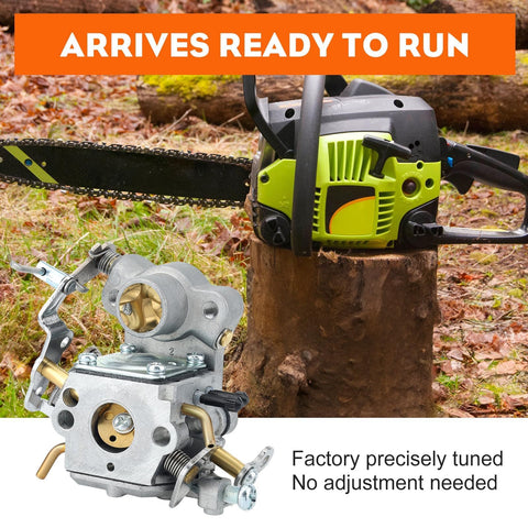 Hipa fuel filter and lines illustrate clean fuel delivery for steadier runs.