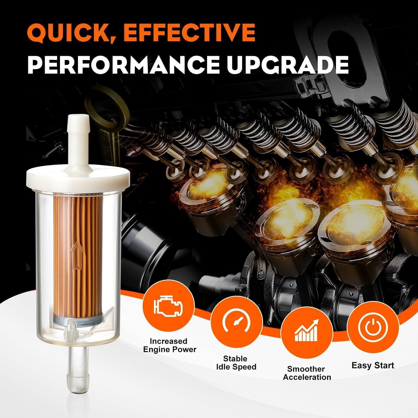 Hipa fuel filter box with quick-install instructions for DIY swaps.