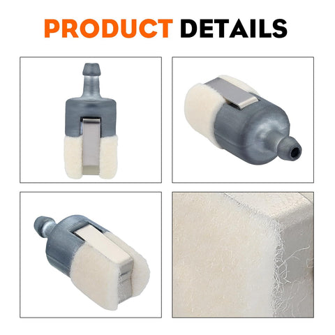 Hipa fuel filter detail close-up highlighting design