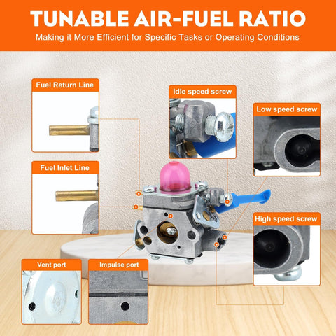 HIPA fuel filter pair ensures reliable fuel flow for Husqvarna 128LD series