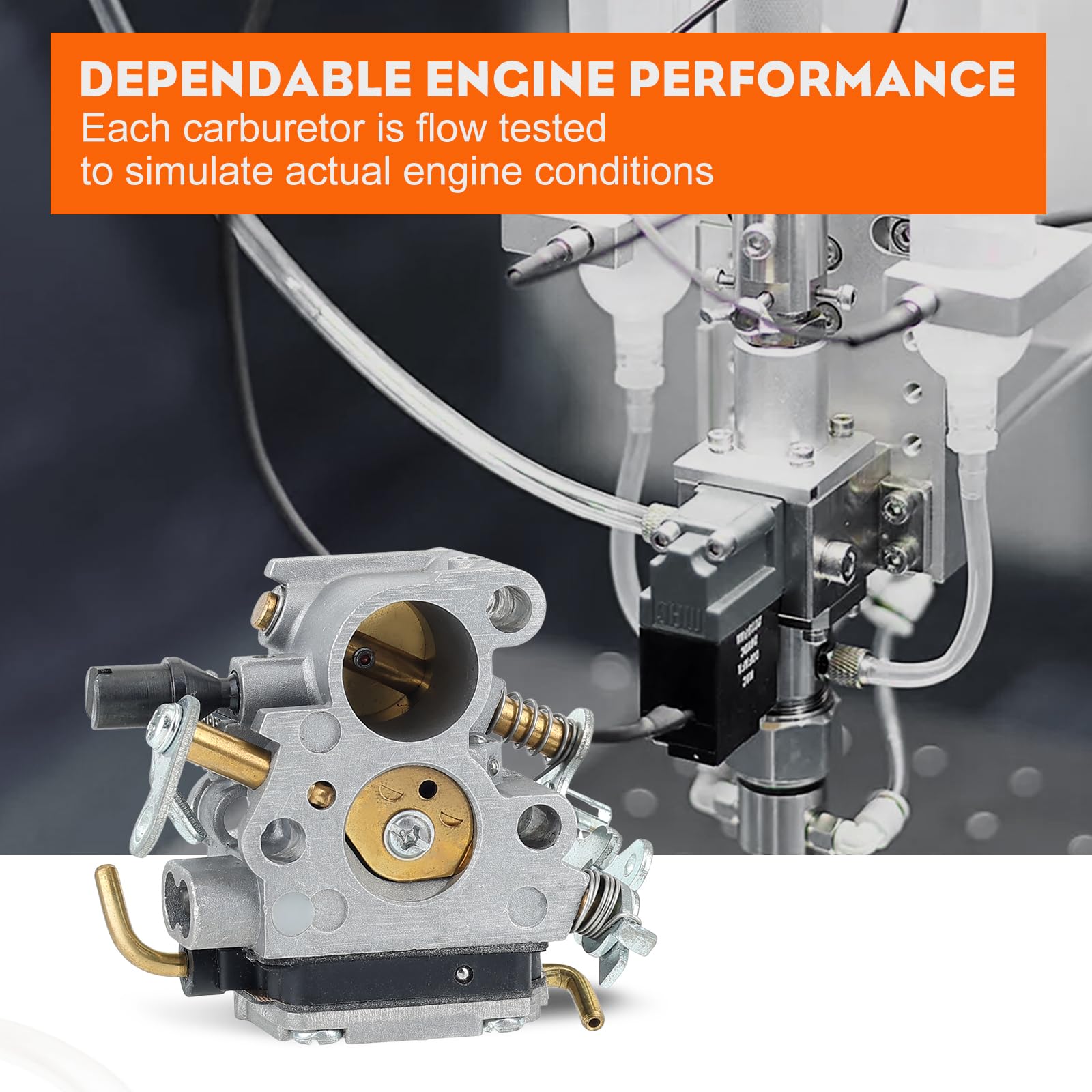 Hipa two-foot fuel lines for secure fuel delivery.