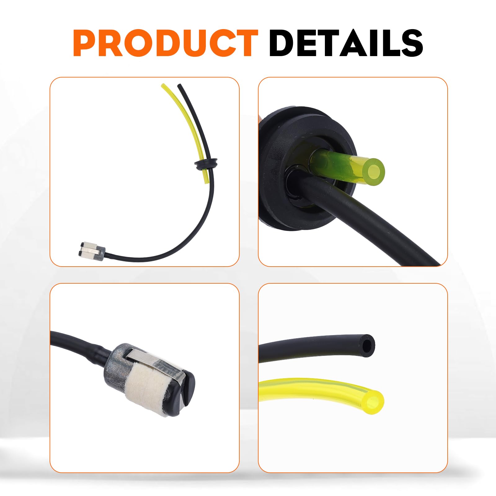 Hipa BCZ2460S brush cutter fuel line kit supports quick maintenance.