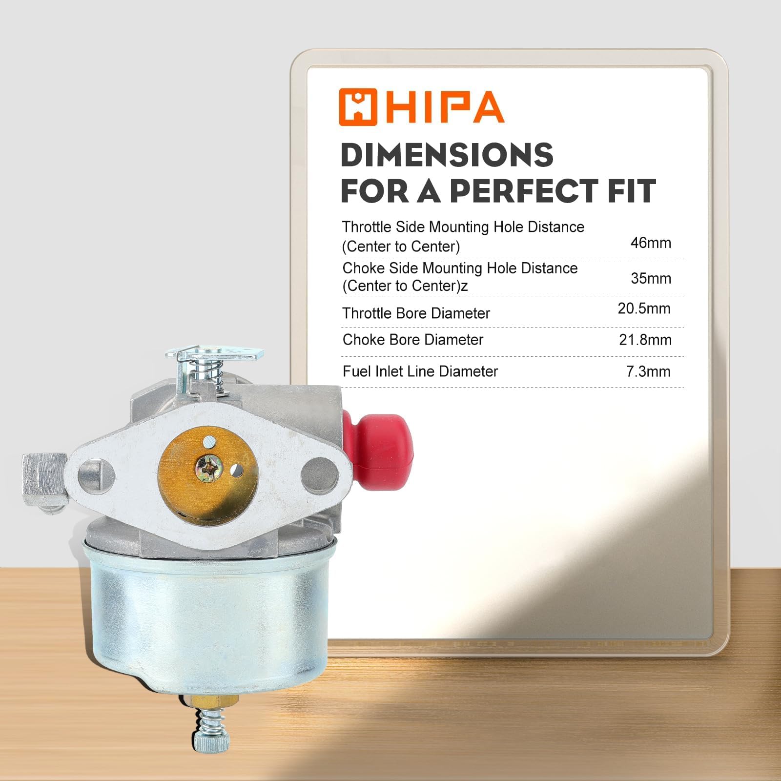 Hipa 2 ft fuel line; flexible delivery for consistent engine operation.