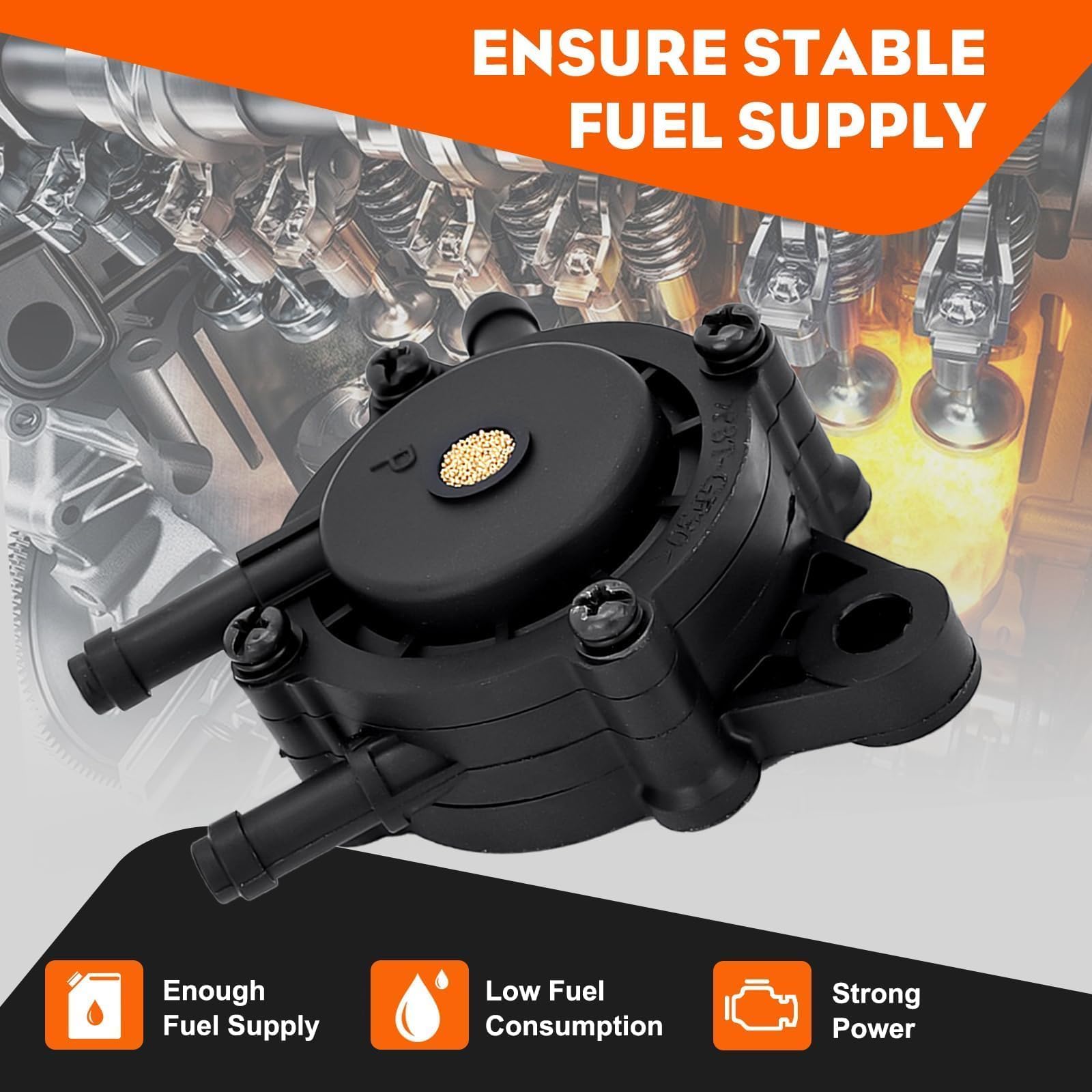 Hipa 8mm fittings ensure secure hose connections.