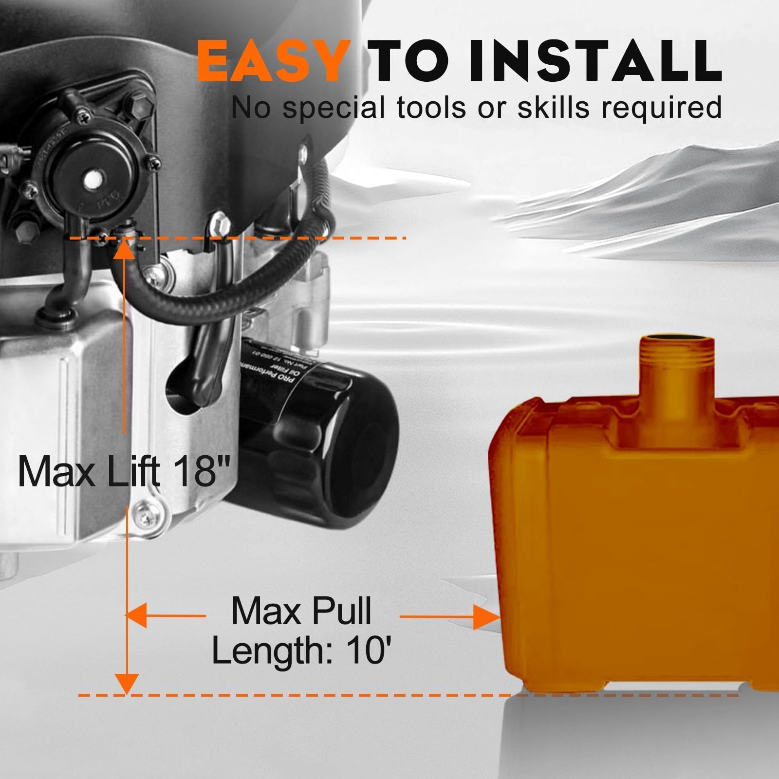 Hipa fuel pump for Kohler CH730–CH740 sustains dependable engine fueling.