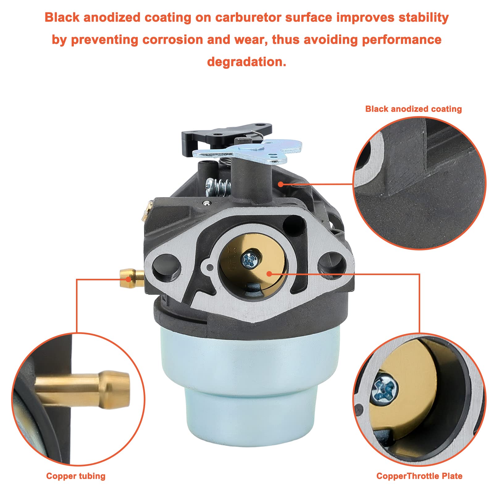 Hipa GCV160 fuel filter included to support clean fuel flow
