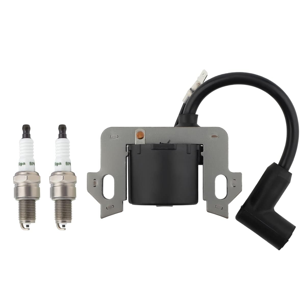 Hipa GCV160 ignition coil front view emphasizes durability and Honda GC/GCV compatibility.
