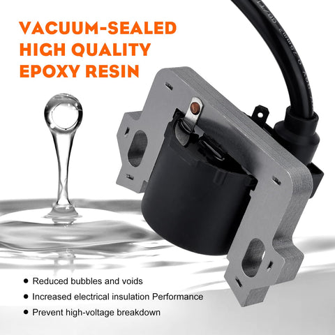 Hipa GCV160 ignition coil installed on a Honda GC160 engine demonstrates compatibility.