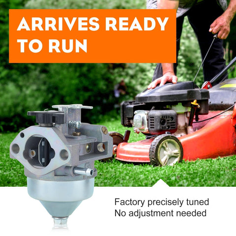 Hipa GCV190 HRX217 carburetor mounted on a mower for easy fit