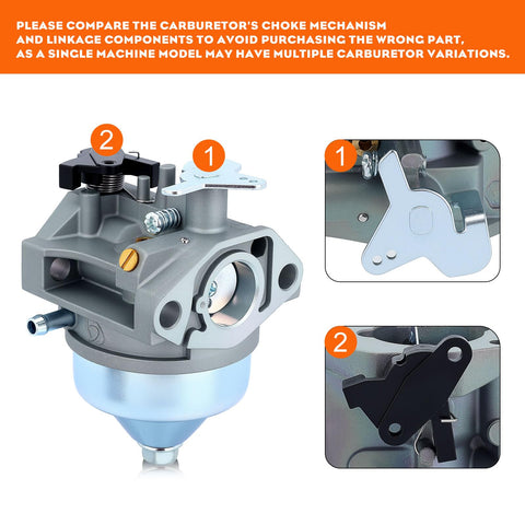 Hipa GCV190 HRX217 carburetor side view showing robust build for lasting use