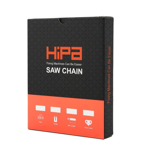 Hipa GTA26 chain in use for pruning and shaping wood