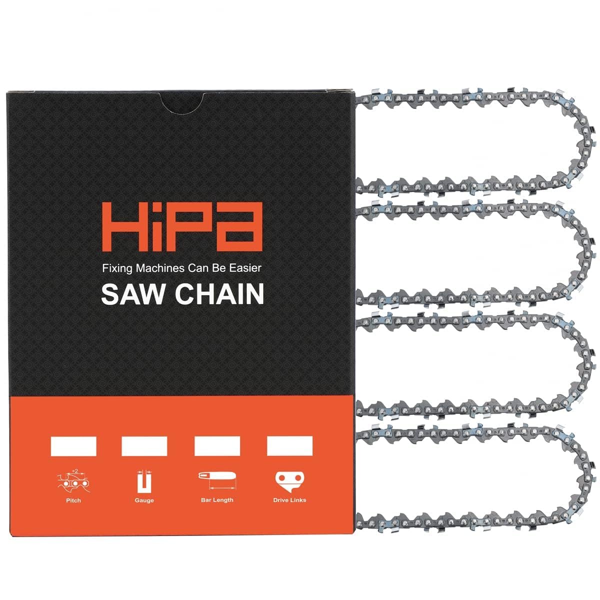 Hipa GTA26 mini chain close-up for compact pruning