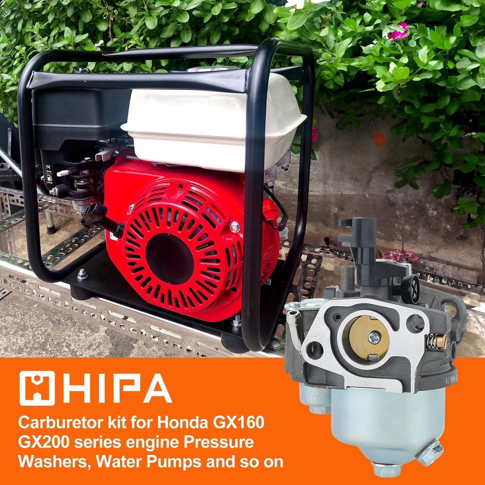 Hipa GX160 carburetor ready-to-run unit for quick maintenance